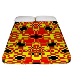 Rby 72 Fitted Sheet (king Size) by ArtworkByPatrick