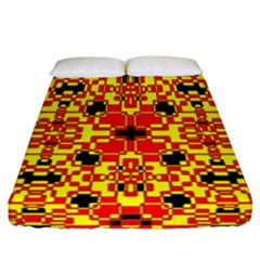 Rby 72 Fitted Sheet (california King Size) by ArtworkByPatrick