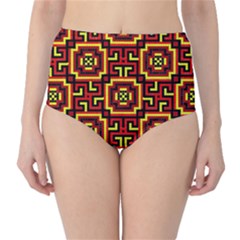 Abstract 47 Classic High-waist Bikini Bottoms by ArtworkByPatrick