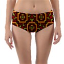 Abstract 47 Reversible Mid-Waist Bikini Bottoms View3