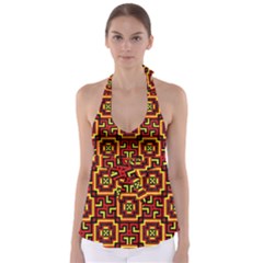 Abstract 47 Babydoll Tankini Top by ArtworkByPatrick