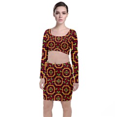 Abstract 47 Top And Skirt Sets