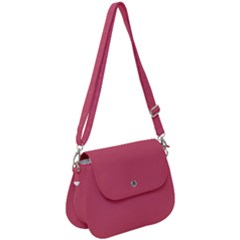 Pink Saddle Handbag