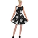 Gothic cat Velvet Skater Dress View2