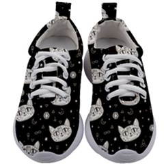 Gothic Cat Kids Athletic Shoes