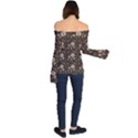 Wonderful Pattern With Dreamcatcher Off Shoulder Long Sleeve Top View2