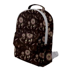 Wonderful Pattern With Dreamcatcher Flap Pocket Backpack (large) by FantasyWorld7