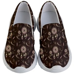 Wonderful Pattern With Dreamcatcher Kids  Lightweight Slip Ons by FantasyWorld7