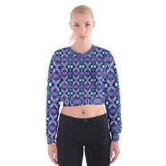 Abstract 49 Cropped Sweatshirt by ArtworkByPatrick