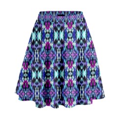 Abstract 49 High Waist Skirt by ArtworkByPatrick