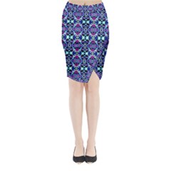 Abstract 49 Midi Wrap Pencil Skirt by ArtworkByPatrick