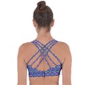 Abstract 49 Cross String Back Sports Bra View2