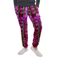 Jungle Flowers In The Orchid Jungle Ornate Men s Jogger Sweatpants by pepitasart