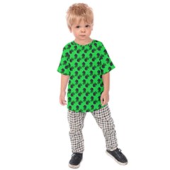 Black Rose Green Kids  Raglan Tee