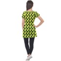 Black Rose Yellow Puff Sleeve Tunic Top View2