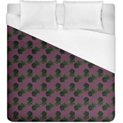 Black Rose Mauve Duvet Cover (king Size) by snowwhitegirl