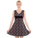 Black Rose Mauve V-Neck Sleeveless Dress View1