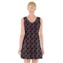 Black Rose Mauve V-Neck Sleeveless Dress View2