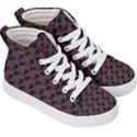 Black Rose Mauve Kids  Hi-Top Skate Sneakers View3