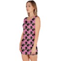 Black Rose Light Pink Bodycon Dress View2