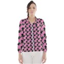 Black Rose Light Pink Women s Windbreaker View1