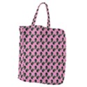 Black Rose Light Pink Giant Grocery Tote View1