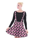 Black Rose Light Pink Suspender Skater Skirt View1