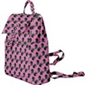 Black Rose Light Pink Buckle Everyday Backpack View1