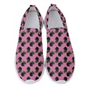 Black Rose Light Pink Women s Slip On Sneakers View1