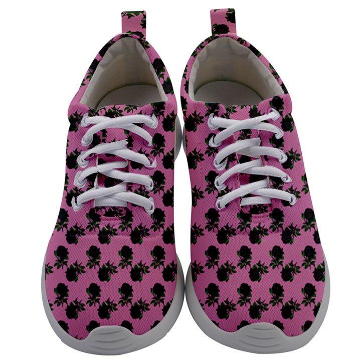 Black Rose Light Pink Mens Athletic Shoes