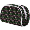 Carnation Pink Black Makeup Case (Large) View2