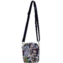 Frida Kahlo brick wall graffiti urban art with grunge eye and frog  Shoulder Strap Belt Bag View3