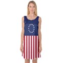 Betsy Ross flag USA America United States 1777 Thirteen Colonies vertical Sleeveless Satin Nightdress View1