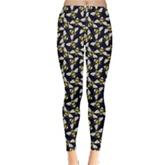 Bee Wasp Leggings Blue