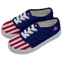 Betsy Ross flag USA America United States 1777 Thirteen Colonies vertical Kids  Classic Low Top Sneakers View2