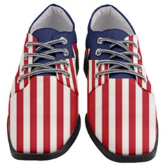 Betsy Ross flag USA America United States 1777 Thirteen Colonies vertical Women Heeled Oxford Shoes