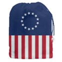 Betsy Ross flag USA America United States 1777 Thirteen Colonies vertical Drawstring Pouch (3XL) View1