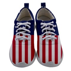 Betsy Ross Flag Usa America United States 1777 Thirteen Colonies Vertical Women Athletic Shoes by snek