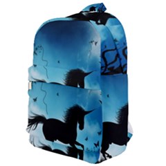 Wonderful Unicorn Silhouette In The Night Classic Backpack by FantasyWorld7