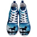 Wonderful Unicorn Silhouette In The Night Men s Lightweight High Top Sneakers View1