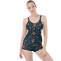 Hearts And Sun Flowers In Decorative Happy Harmony Boyleg Tankini Set  View1