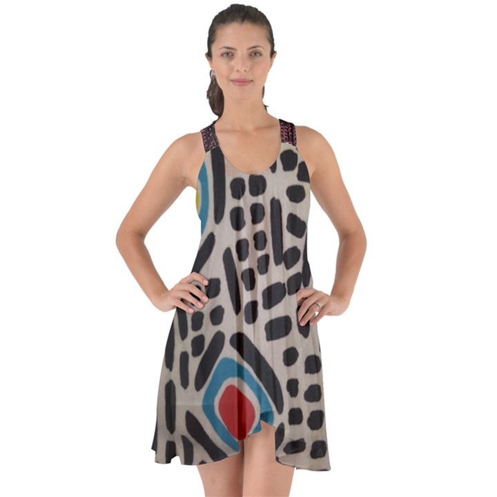 EDM by Traci K Show Some Back Chiffon Dress