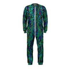 Essence Of A Peacock Onepiece Jumpsuit (kids) by bloomingvinedesign