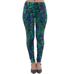 Essence Of A Peacock Lightweight Velour Leggings by bloomingvinedesign