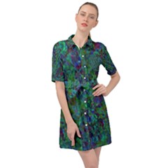 Essence Of A Peacock Belted Shirt Dress by bloomingvinedesign