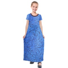 Fashion Week Runway Exclusive Design By Traci K Kids  Short Sleeve Maxi Dress by tracikcollection