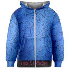 Fashion Week Runway Exclusive Design By Traci K Kids  Zipper Hoodie Without Drawstring by tracikcollection