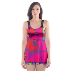 Club Fitstyle Fitness By Traci K Skater Dress Swimsuit by tracikcollection