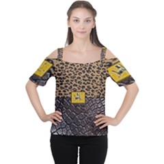 Cougar By Traci K Cutout Shoulder Tee