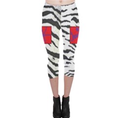 Striped By Traci K Capri Leggings 